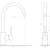 Смеситель для кухни Globus Lux Lazer GLLR-0203S- Фото 2